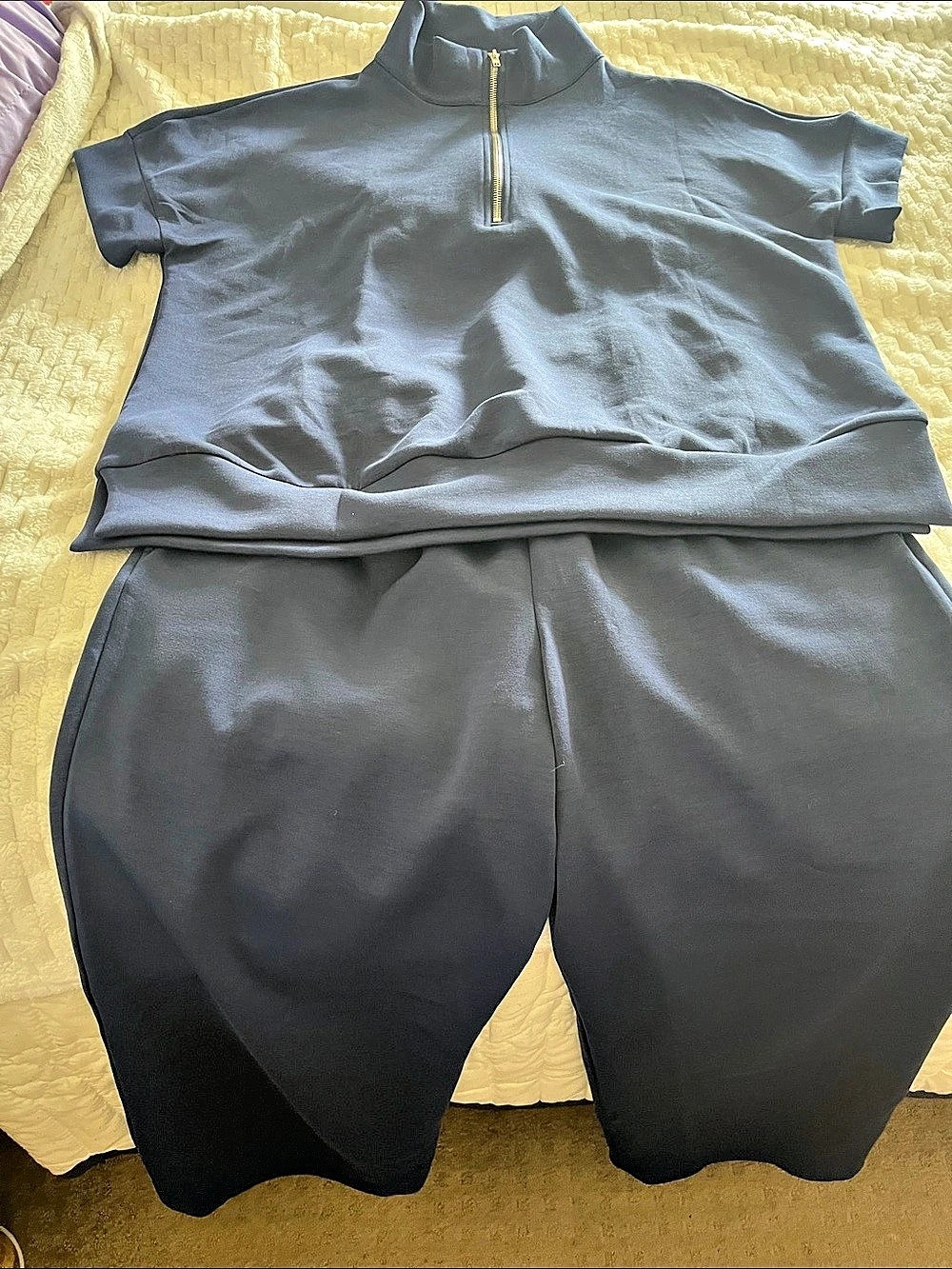 Dear Scarlett Blue Wrinkle Free Travel Set Size Medium NWT